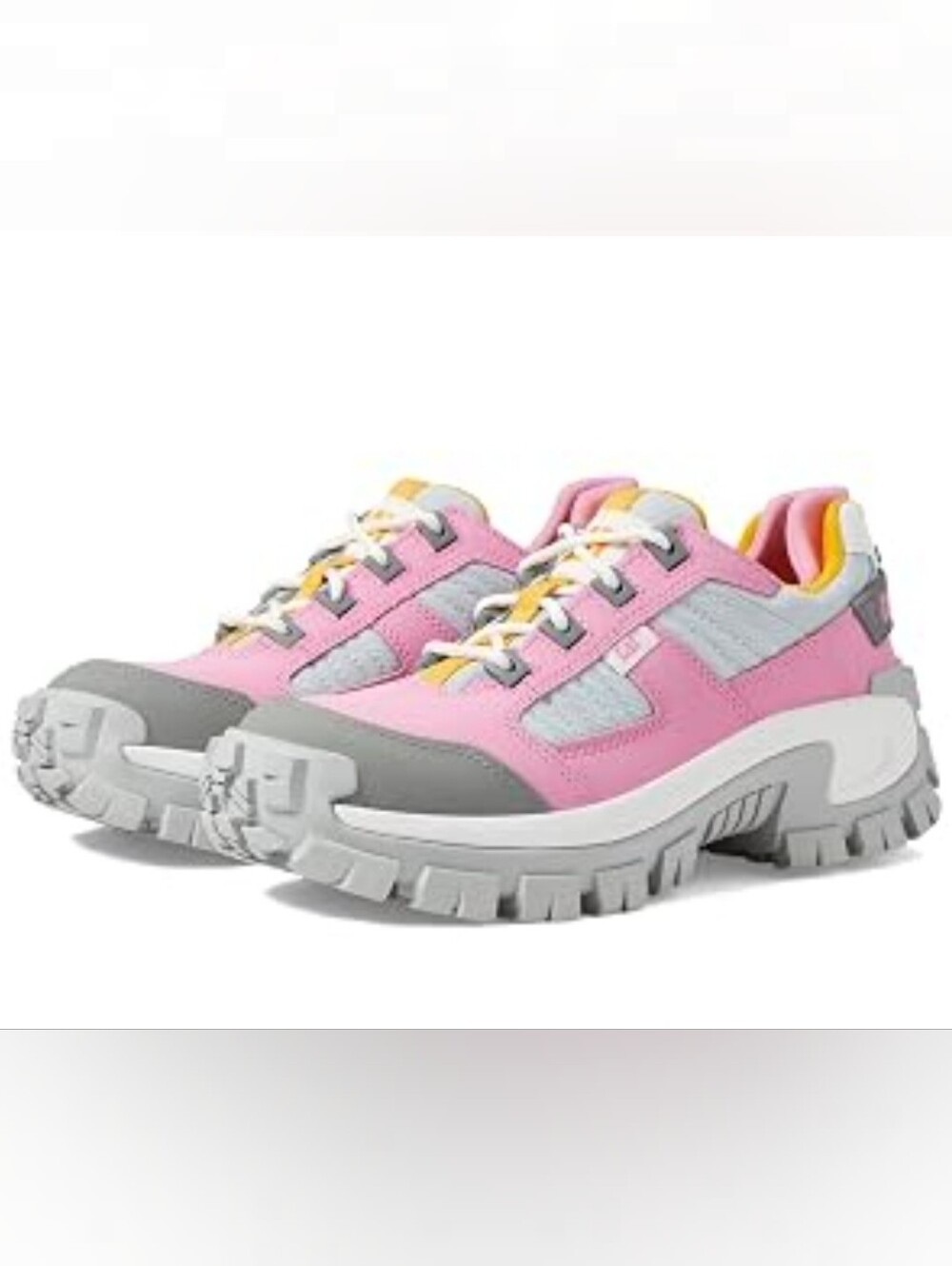 Caterpillar Invader CT women's safety work shoes in the "Rose Bloom" Size 8.5